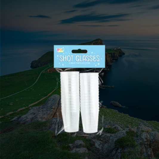 Plastic Shot Glasses - Pack of 50